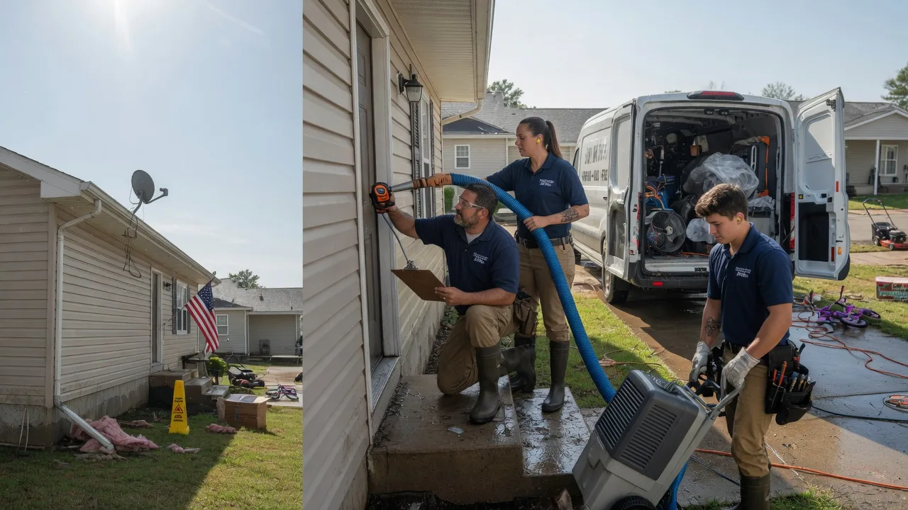 Ceiling Water Damage Restoration in Galion, OH near me